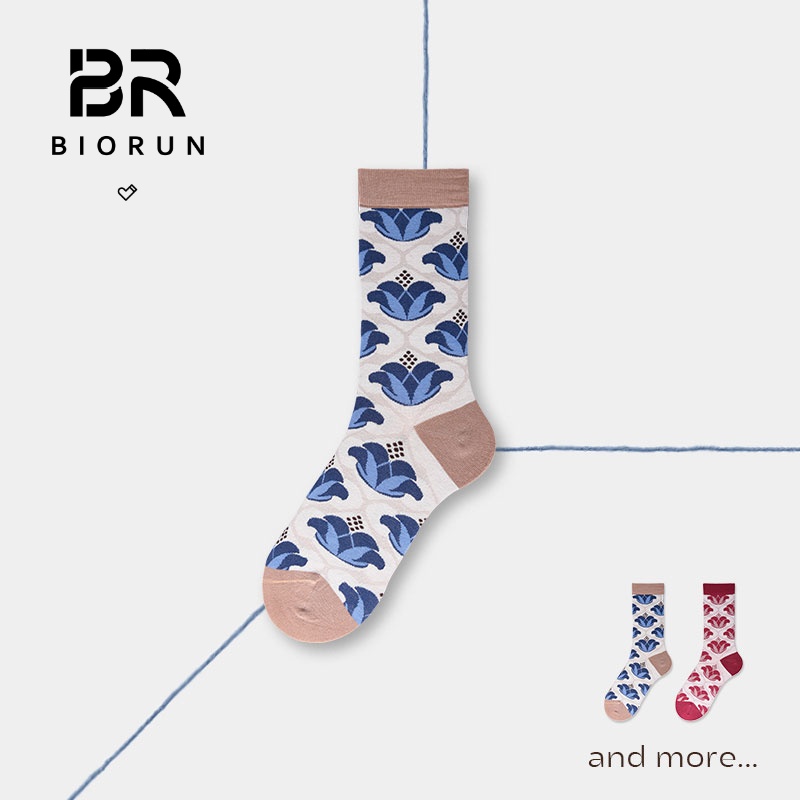 Geometric Colorful Cotton Socks