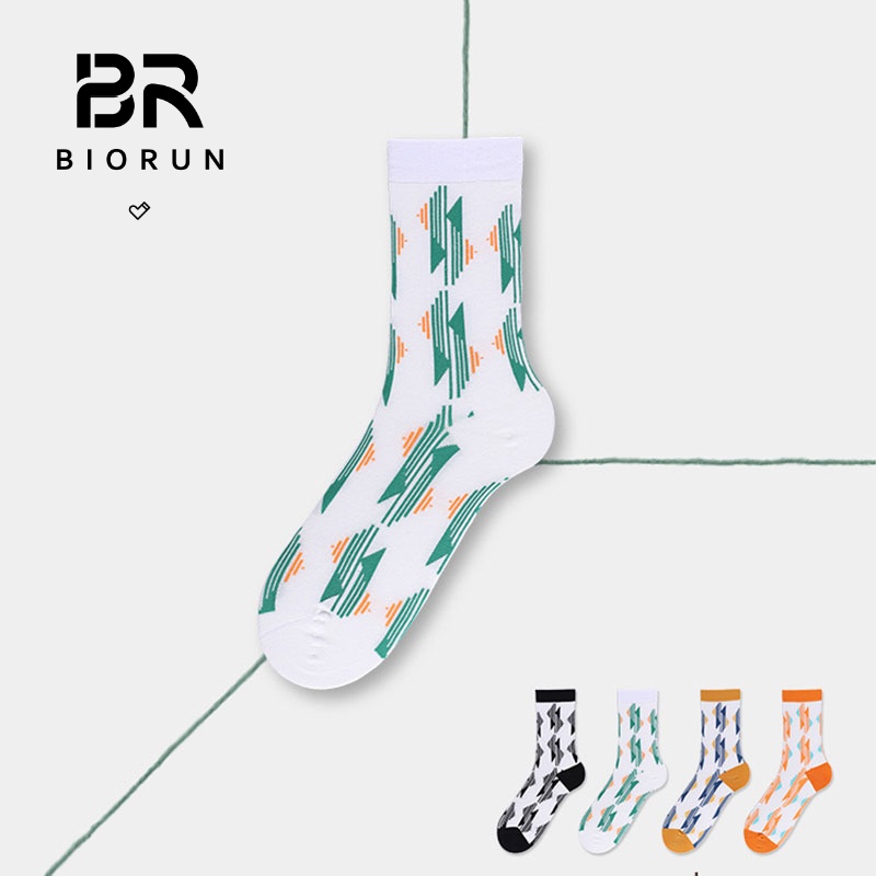 Geometric Colorful Cotton Socks