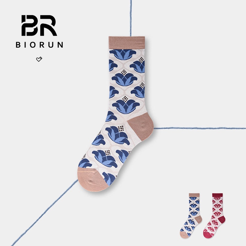 Geometric Colorful Cotton Socks