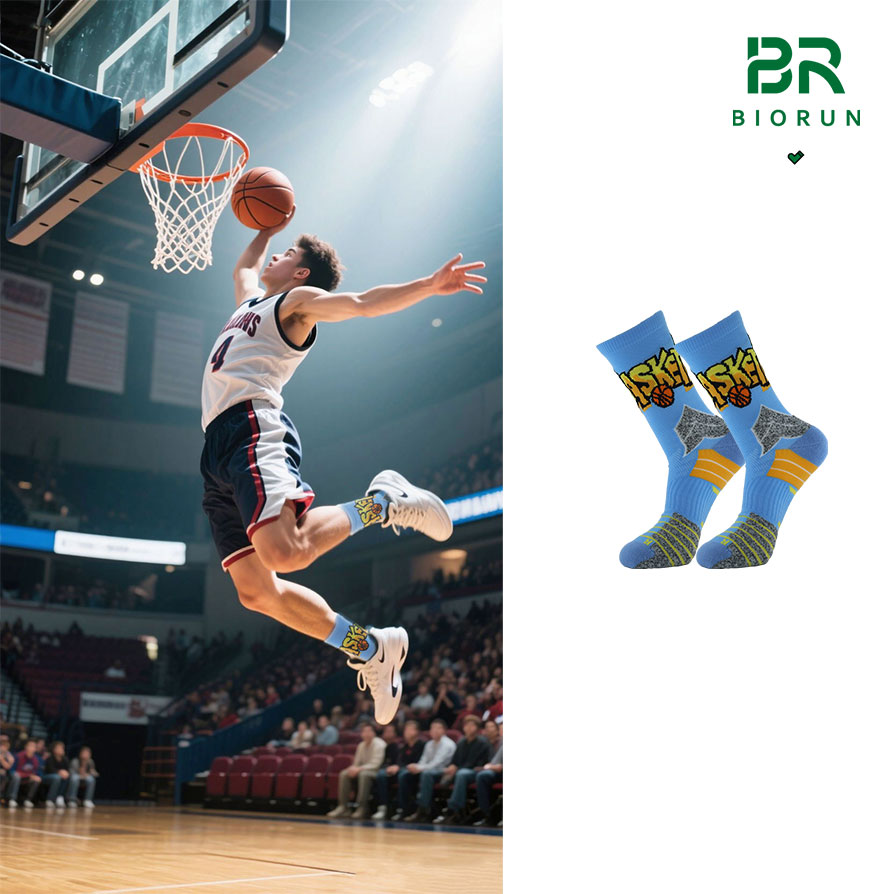 graffiti basketball socks