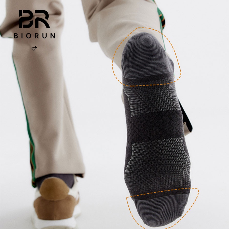 Socks Reinforced heel & toe for durability